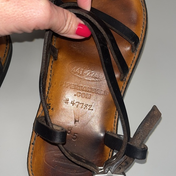 PiperSandals original style men’s size 8.5 hand made in San Antonio Texas - Picture 4 of 13